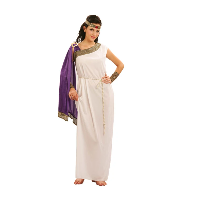 Adulto arabo antico romano spartano guerriero Costume Cosplay Zeus medievale greco dio grecia dea mitologia coppia vestito operato