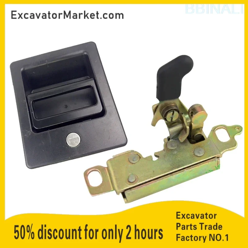 

Excavator Accessories 1For Vol-vo Ec460/480/700b Excavator Cab Inside Handle Outside Handle Door Lock Assembly