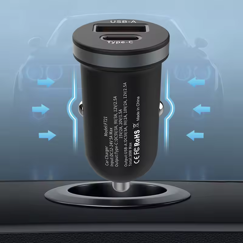 30W 5A QC 4.0 PD 3.0 USB Car Charger Quick Charge4.0 USB Type C Car Fast Charging For iPhone 12 13 Huawei Samsung Xiaomi - Image 2