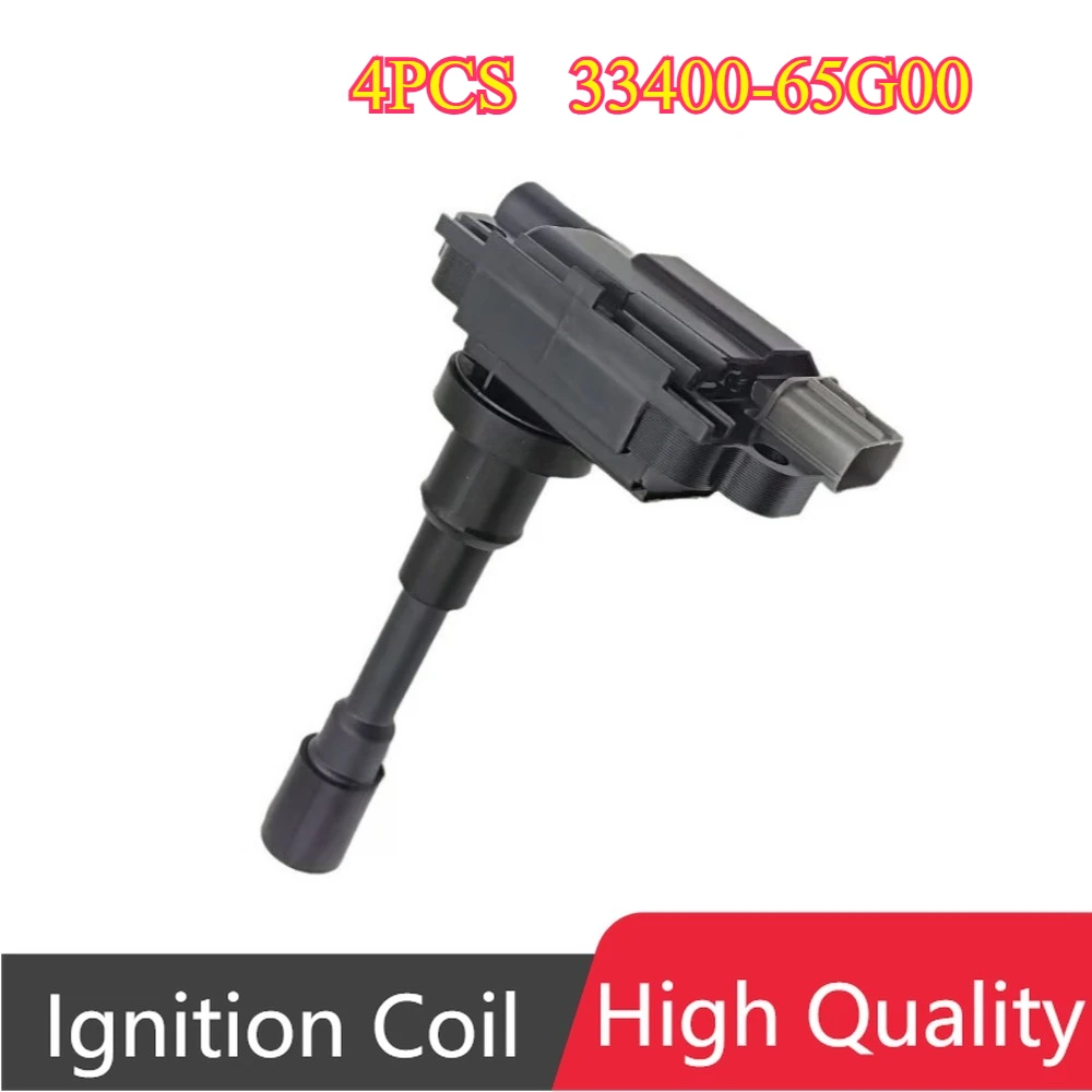 

4Pcs 33400-65G00 3340065G00 Ignition Coil For Suzuki Jimny SX4 Liana Swift Ignis Grand Vitara Carry Baleno Sedici Esteem Aerio