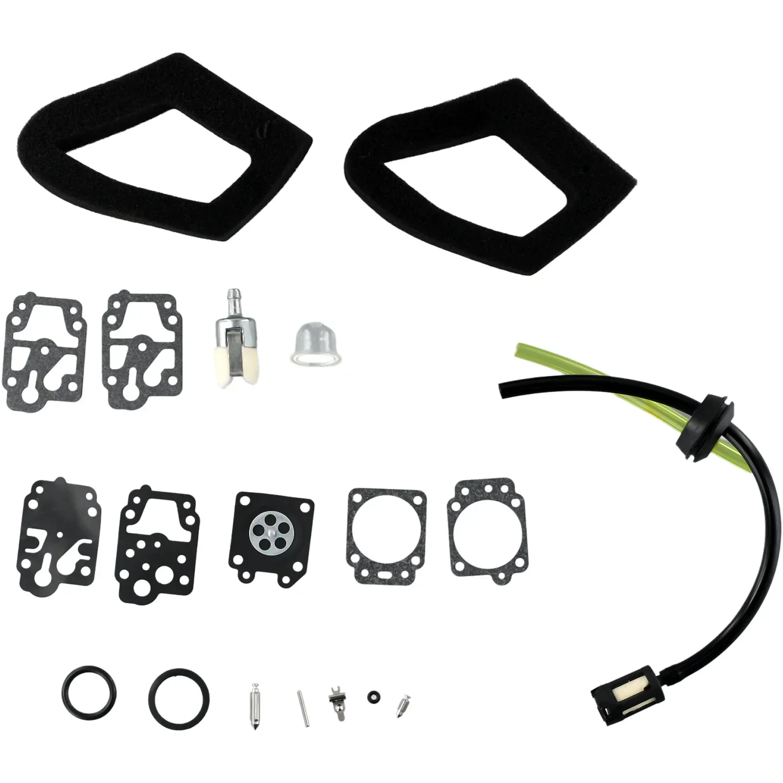 Imagem -03 - Kit de Linha de Combustível para Reparo de Carburador para Honda Gx35 Gx25 Hhb25 Hhh25 K20-wy com Filtros de ar Juntas Lâmpada Primer Peças de Cortador de Grama