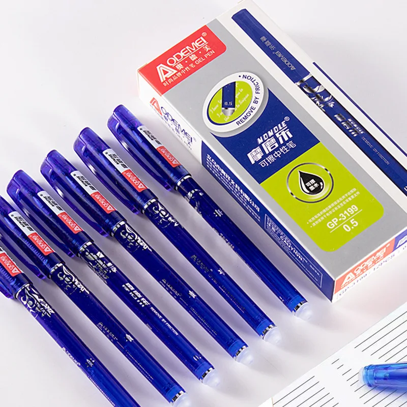 10ชิ้น/เซ็ต Erasable ปากกา0.5มม.ปากกาเจลเข็ม Tip Refill Rod 4สีสำนักงานโรงเรียนนักเรียนเขียนภาพวาดเครื่องเขียน