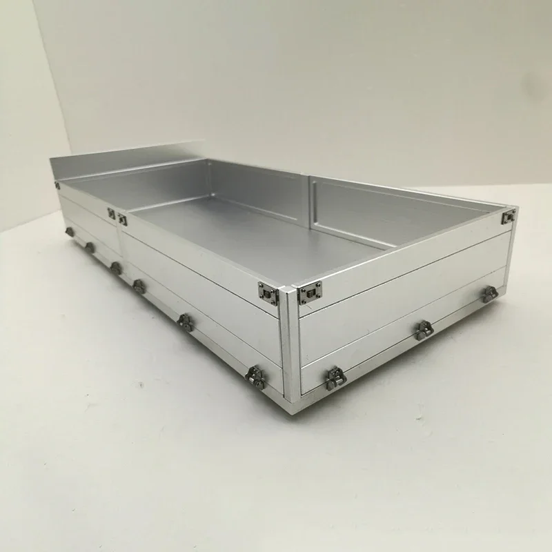 Metal Aluminum Alloy Cargo Bucket Upgrade Part for 1/14 Tamiya RC Truck Trailer Tipper Scania 770S R620 Actros 3363 Volvo MAN