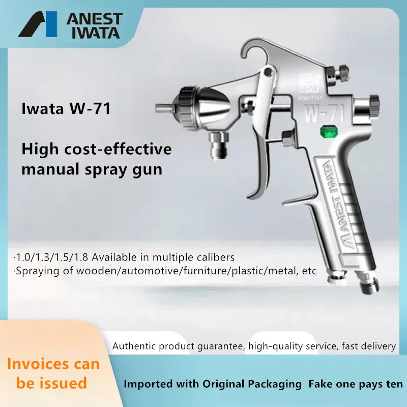 Pistol Semprot Iwata Lebih Luas-71 Pistol Semprot Lebar Semprotan Furnitur Primer Perekat Pistol Semprot Cat Lateks