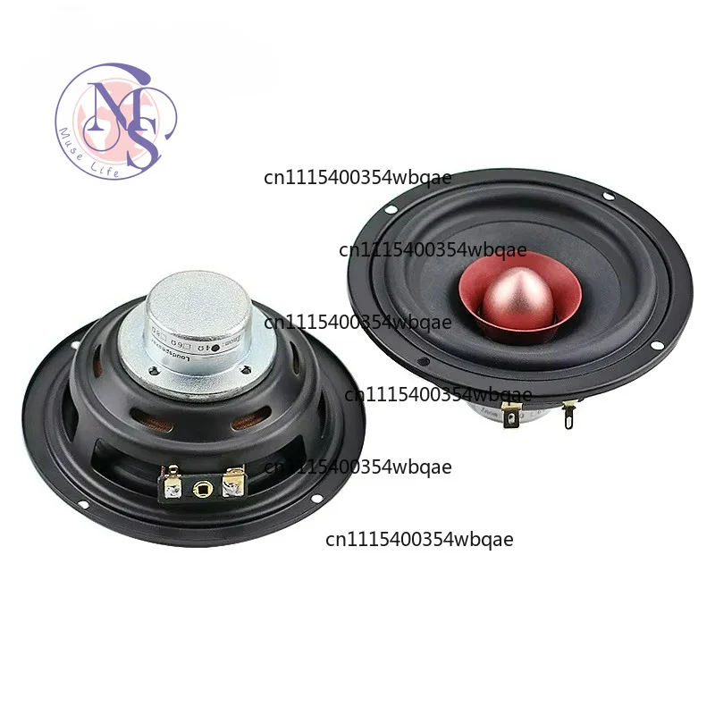 ZOCI-4 Inch HIFI Full Range Speaker Unit DIY 4ohm 25W Neodymium iron Boron Cotton hemp Fiber Vocal instruments 116MM 2pcs