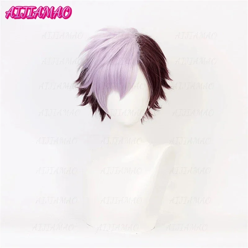 Anime Jibaku Shounen Toilet-bound Hanako kun Tsuchigomori Short Wig Cosplay Costume Heat Resistant Synthetic Hair Wigs + Wig Cap