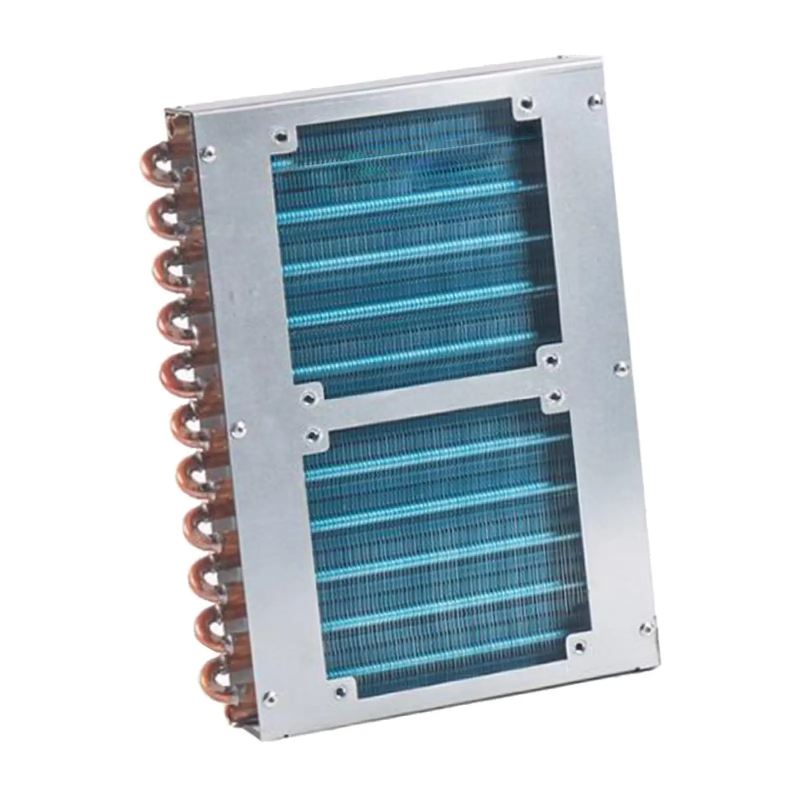 

Конденсатор для системы охлаждения холодильников: Компактный промышленный алюминиевый радиатор с медными трубками для компрессоров, для самостоятельной сборки