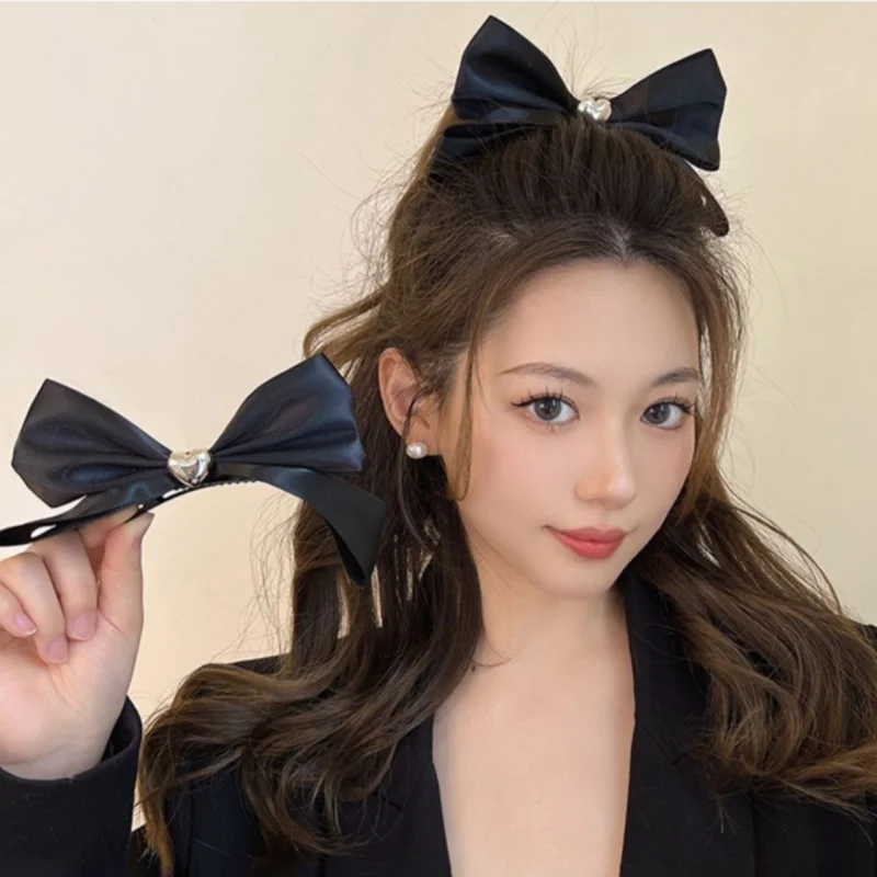 Simple temperament DIY bow duckbill clip energetic girl decorative interesting hair accessories