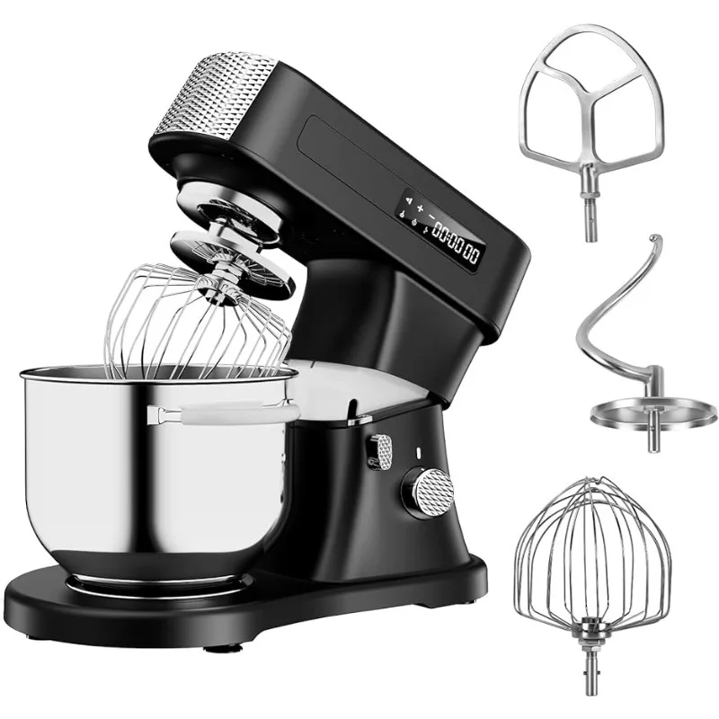 

ZACME 7.4QT Commercial Stand Mixer 800W with Aluminum die casting and NSF Certified Mixers Kitchen Stand Mixer