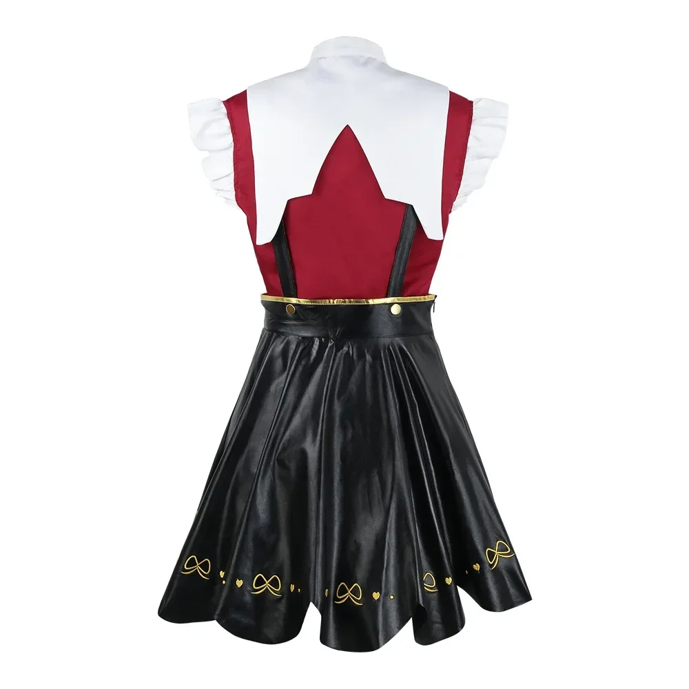 2025 Halloween nécessiteux fille surdose Cosplay Costume perruque chaussures Anime JK uniforme en cuir jupe ensemble Abyss