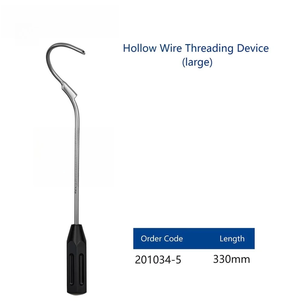 Stainless Steel Wire Guide Threading Hook Hollow Threader Wire Threading