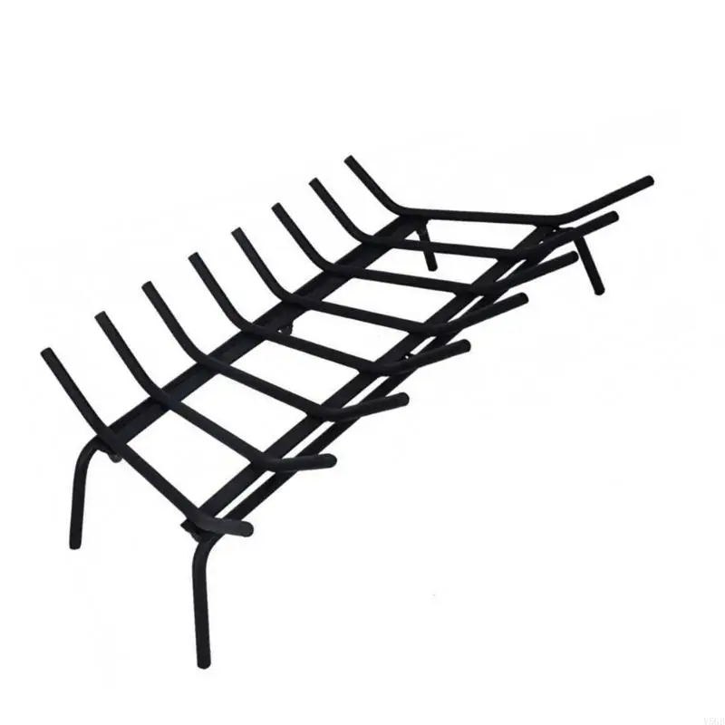 Stable Tripod Firewood Rack For Outdoor Gatherings Heat Resistant Coating Easy Assembly Frame Fireplaces Grate Y5GB
