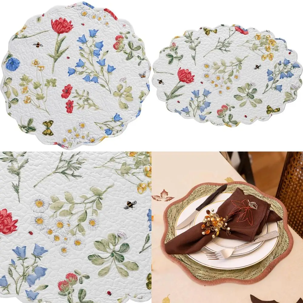 

Набор круглых подставок Wildflower из 6 шт.