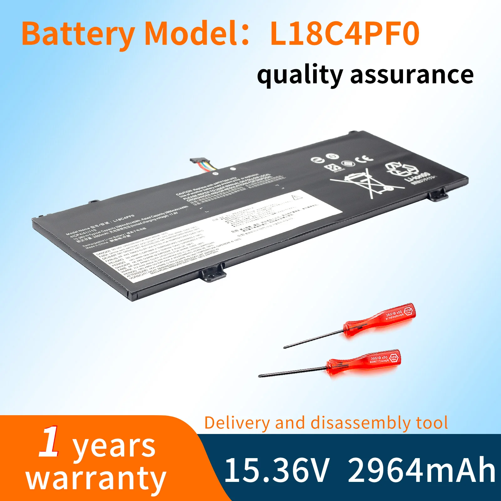 

BVBH L18C4PF0 Laptop Battery For Lenovo ThinkBook 13S-IML 13S-IWL 14S-IML 14S-IWL 20RR 20RS 20R9 20RM Series 2964mAh/45WH