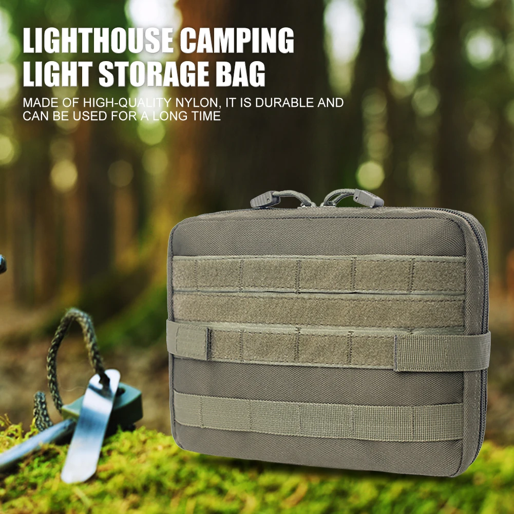 Lighthouse Camping Light Storage Bag Portable Tent Lamp Accessories Organizer Nylon Large Capacity for GZ ML4