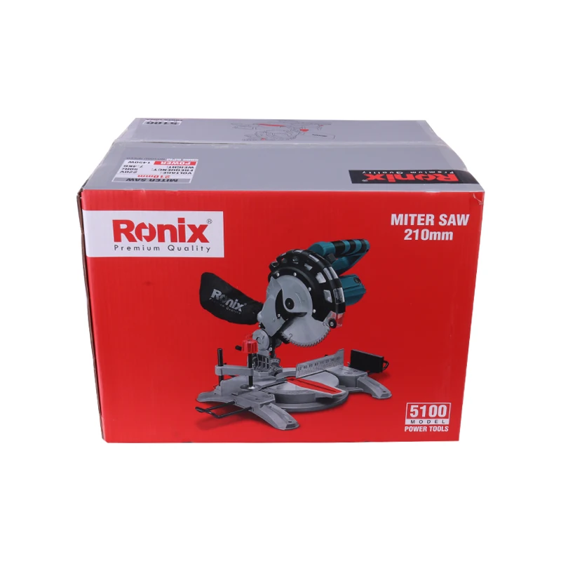 Per Ronix 5100 modello troncatrice scorrevole 210mm 1450W utensili elettrici professionali troncatrice elettrica in alluminio 4500RPM