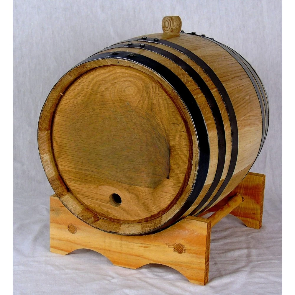 

Personalized Engraved White American Oak Aging Barrels (5 Liter) - New Wooden Barrels To Age Your Own Whiskey, Bourbon, Wine