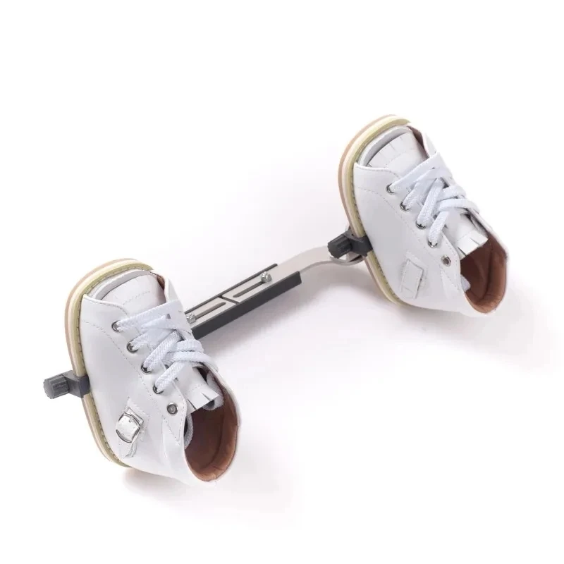 

1 пара детских ортопедических шинок, коричневые кроссовки для тенниса, регулируемая обувь для реабилитации Varus, с полкой для обуви