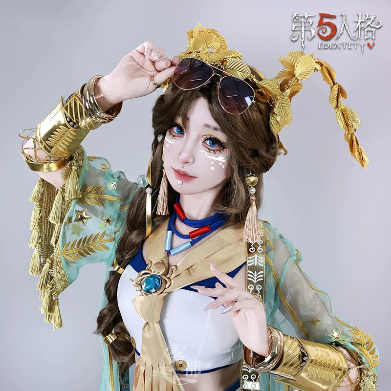 Cos Identity V Cosplay Fiona Gilman Honorary Chief Fashion Costume Beach Swimwear Women suit A