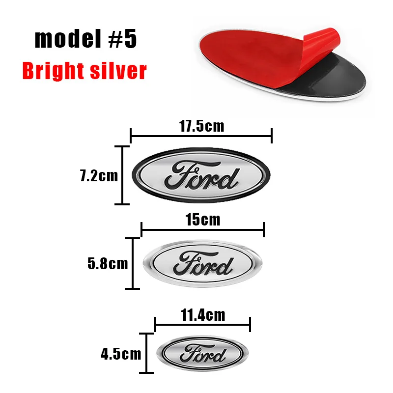 Auto Kap Motorkap Grill Kofferbak Embleem Logo Badge Stickers Sticker Voor Ford Fiesta Focus Mondeo Ranger Shelby S-Max Tourneo