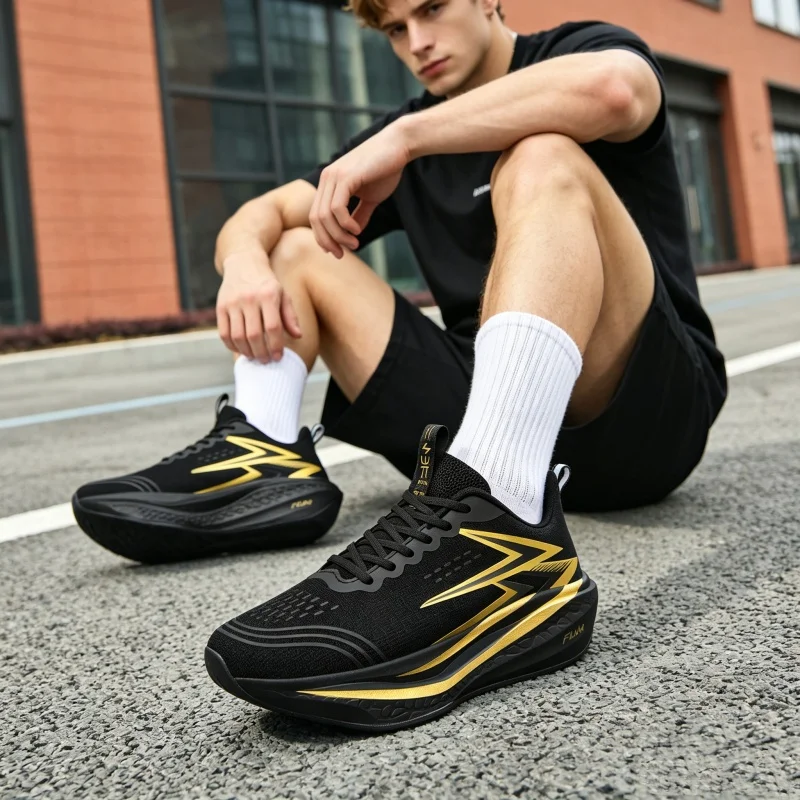 Men Running Shoes Speciality Marathon Sports CarbonBoard Lightweight HardWearing Women Comfy Athletic Stability Quality Sneakers