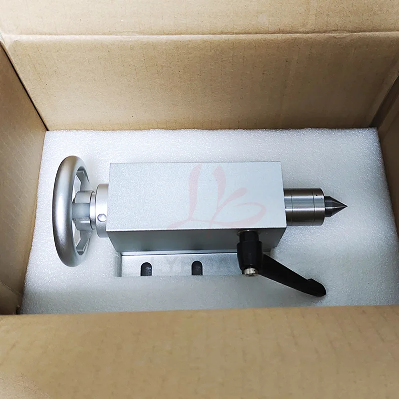 

Activity Tailstock for Engraving Machine Rotary A Axis 4th Axis MT2 Top Head ER11 Mobile Tailstock Head Center Height 65 mm