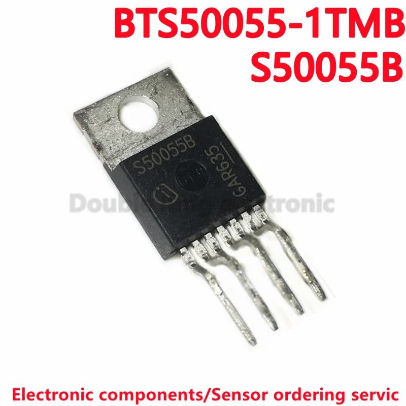 10PCS/LOT BTS50055-1TMB BTS50055B S50055B IC SWITCH PWR HISIDE TO220-7