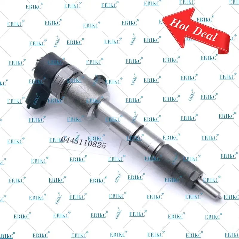 ERIKC 0 445 110 825 Common Rail Injector 0445110825 Spray Nozzle Fuel Pump Gun Injector 0445 110 825 Auto Diesel Injection