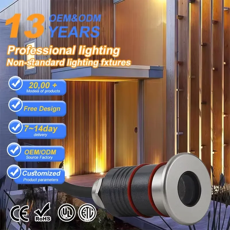 IP67 Waterproof RGB LED Underground Light for Outdoor Garden Landscape Inground Lamp Anti-Glare Aluminum Body