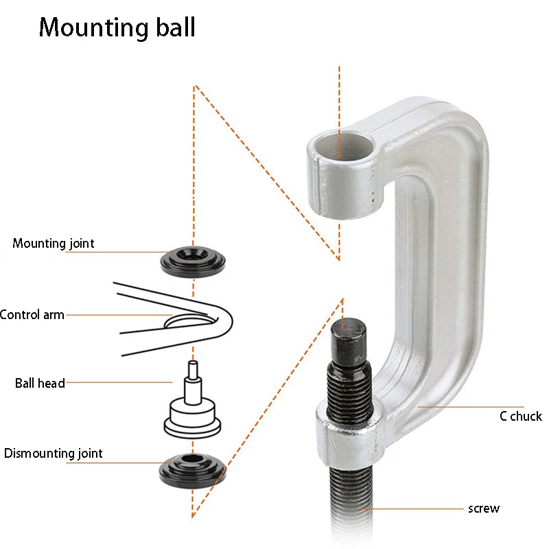 Suitable for Benz A Arm Ball Head Extractor Ball Head Auto Repair Disassembly Tool