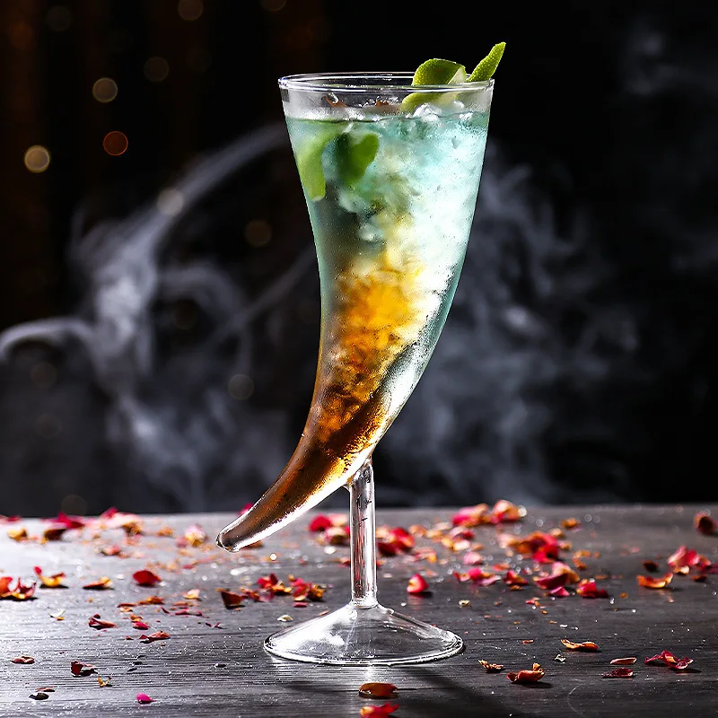 

410ml Creative Moon Cocktail Glass, Goblet Cup, Drinking Glasses for Home, Bar, Kitchen, Restaurant, Drinkware