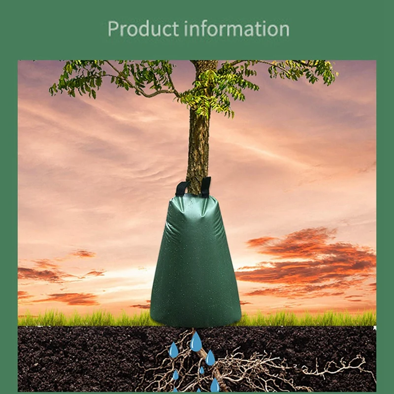 PVC Watering Bag 20 Gallon Slow Release Tree Watering Bags-Drip Irrigation Bag For Planted Or Established Tree 1Pack