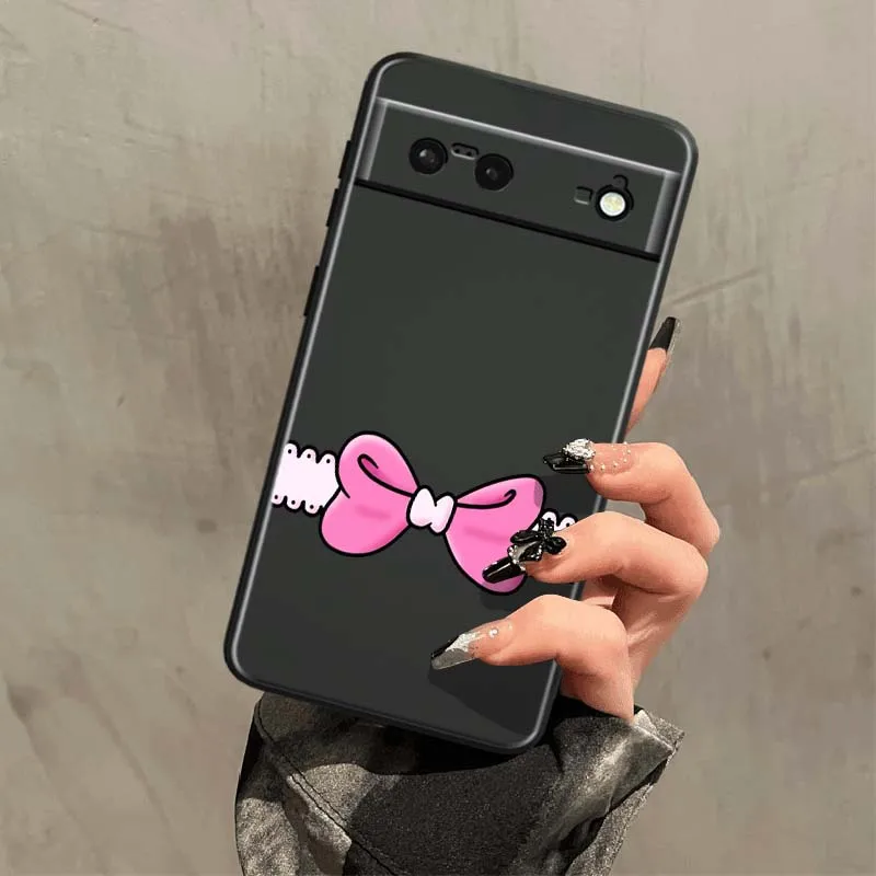 حافظة لهاتف جوجل بيكسل 9a 9 8A 8 7 7A 6 6A Pro XL 2024 5G غطاء سيليكون ناعم من مادة البولي يوريثان الحراري ميكي ميني ماوس