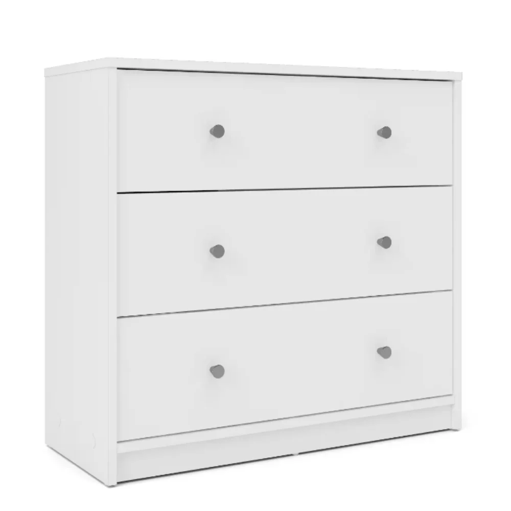 3-Drawer Chest of Drawers, Organizer Unit, Storage Dresser for Bedroom, Hallway, Entryway, Closets,  Particle Board top