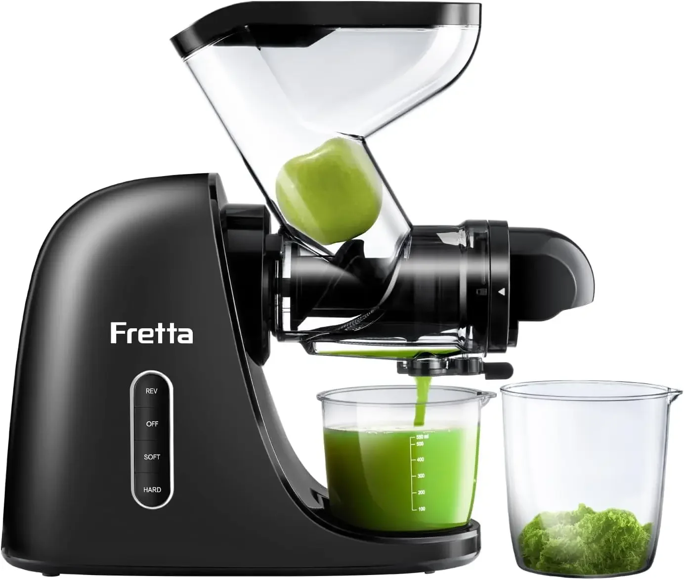 Slow Juicers, 3-inch Wide Feeding Chute Cold Press Juicer, Celery Juicer, Juicer Machines Vegetable and Fruit,Juice Recipes Incl