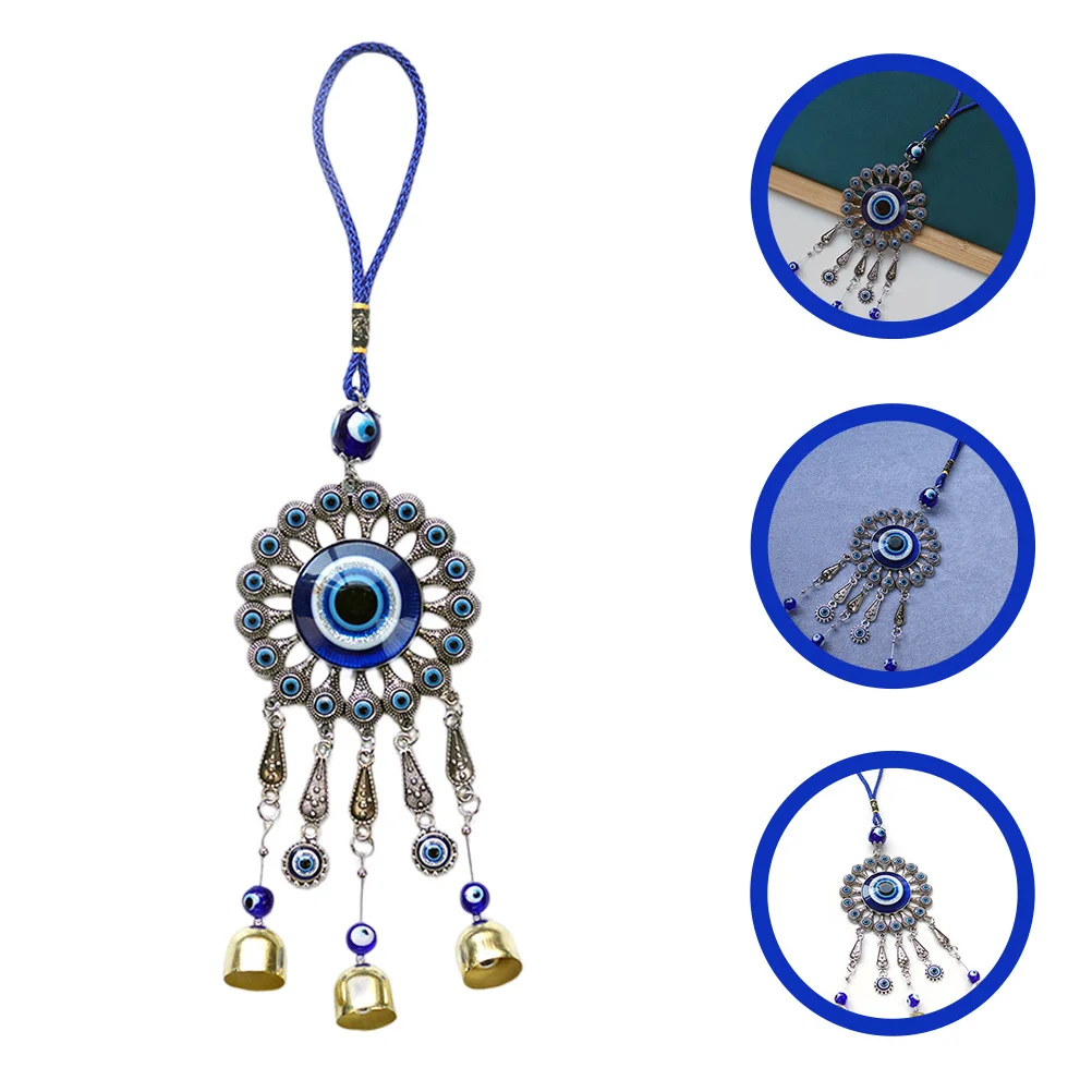 

Metal Evil Eye Hanging Ornament for Car Room Decor Vintage Style Charm with Vibrant Color and Delicate Detail Perfect Wall Or