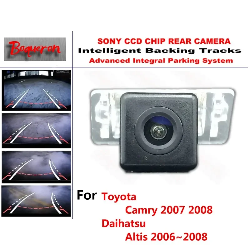 

for Toyota Camry for Daihatsu Altis 2006~2008 CCD Car Backup Parking Camera Intelligent Tracks Dynamic Guidance Rear ViewCamera