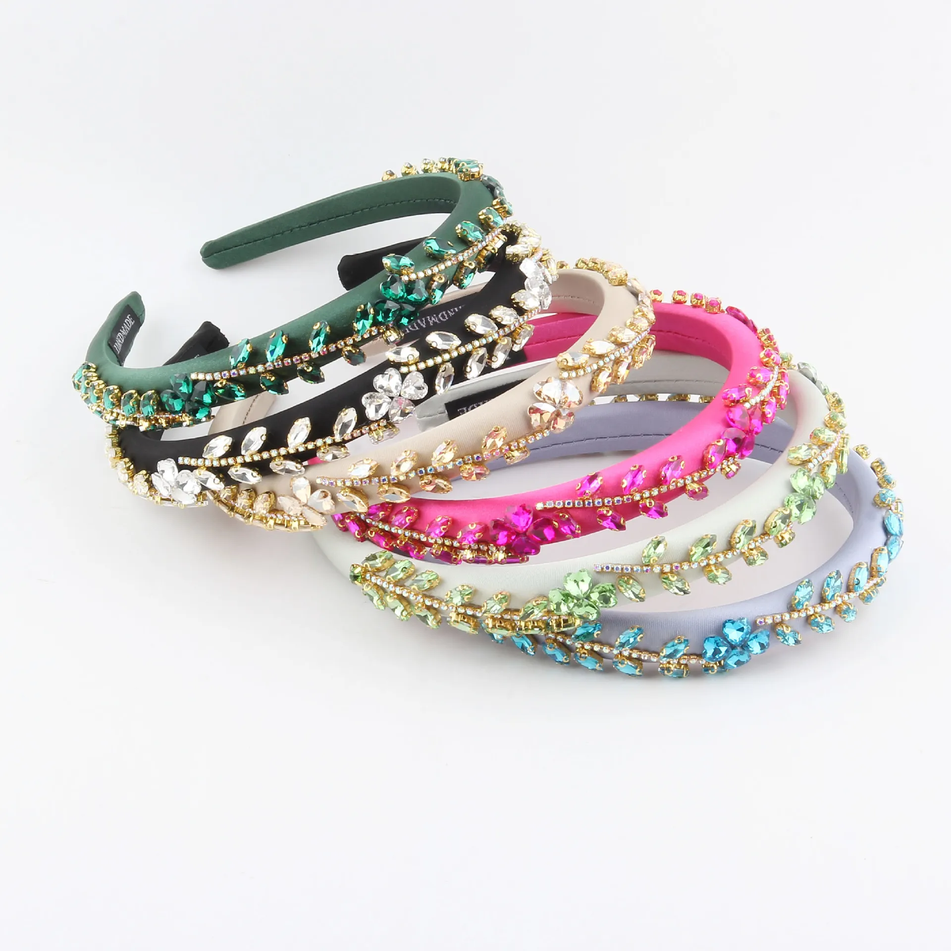 

European and American New Fashion Baroque Full Diamond Shiny Luxury Headband Versatile Elegant Hair Accessory for Women