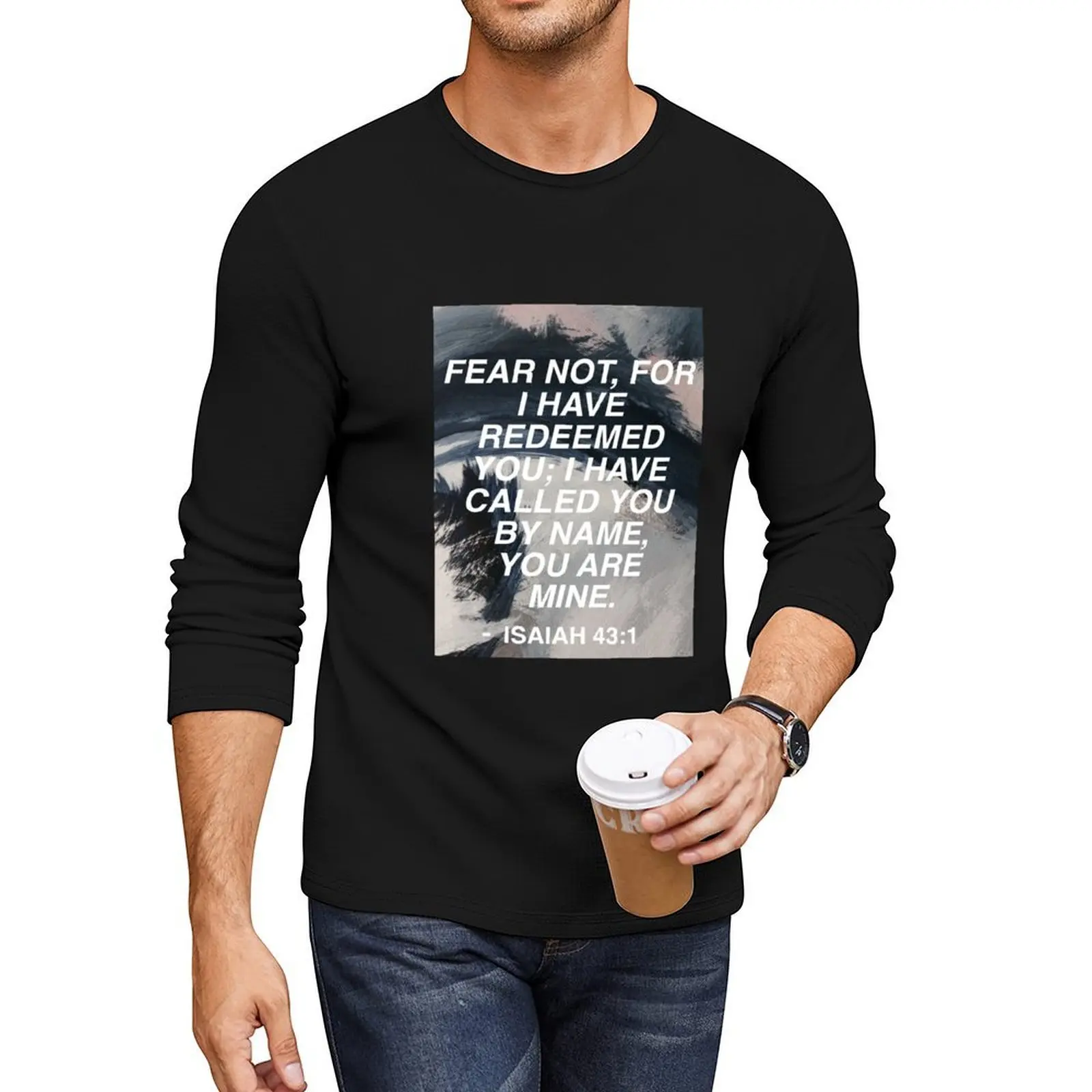 

Isaiah 43:1 Long T-Shirt Tee shirt oversized t shirt man clothes Oversized t-shirt Men's clothing