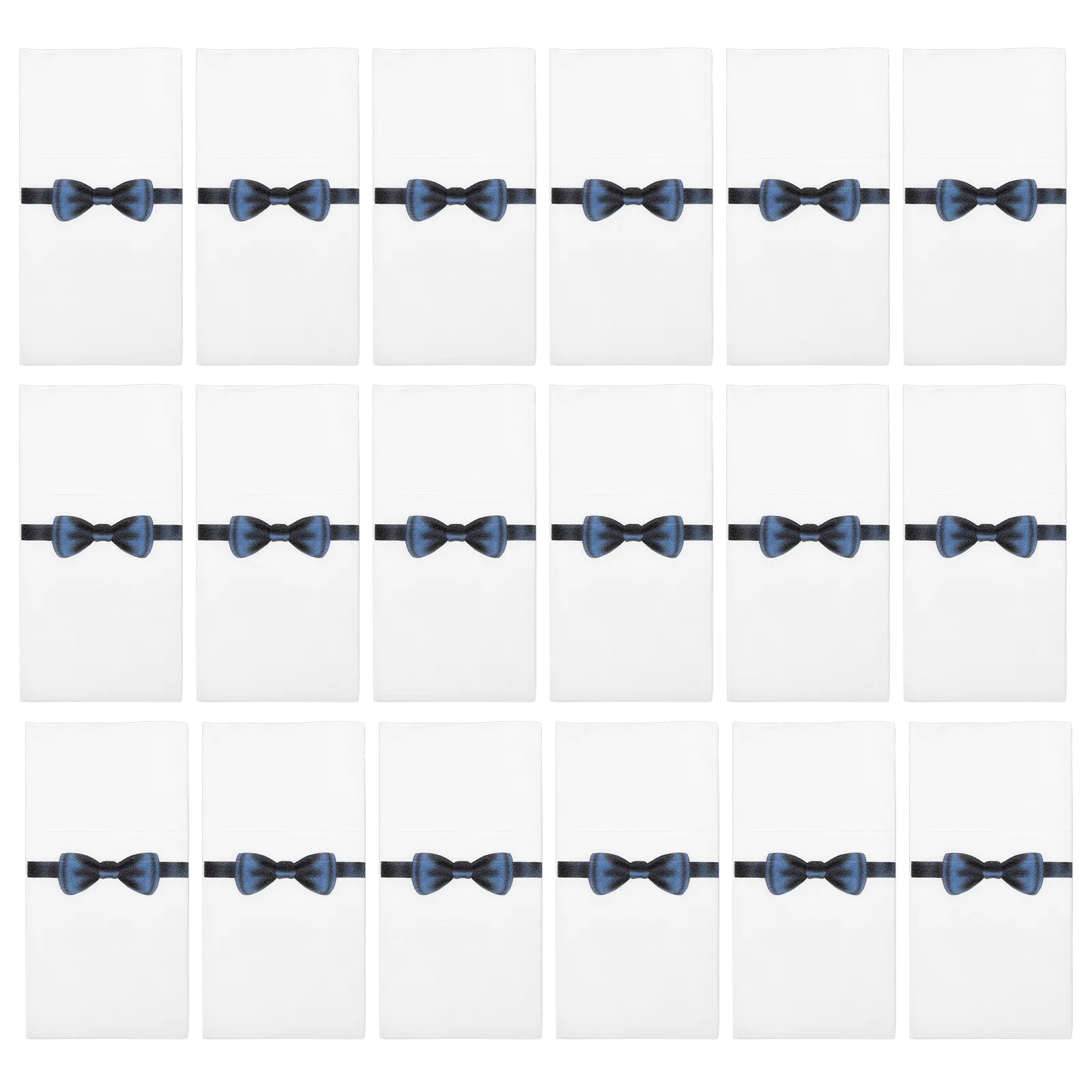 

50Pcs Pocket Napkins Disposable Wrapping Paper Chopstick Holder Open Type Tableware Protection for Restaurant Hotel