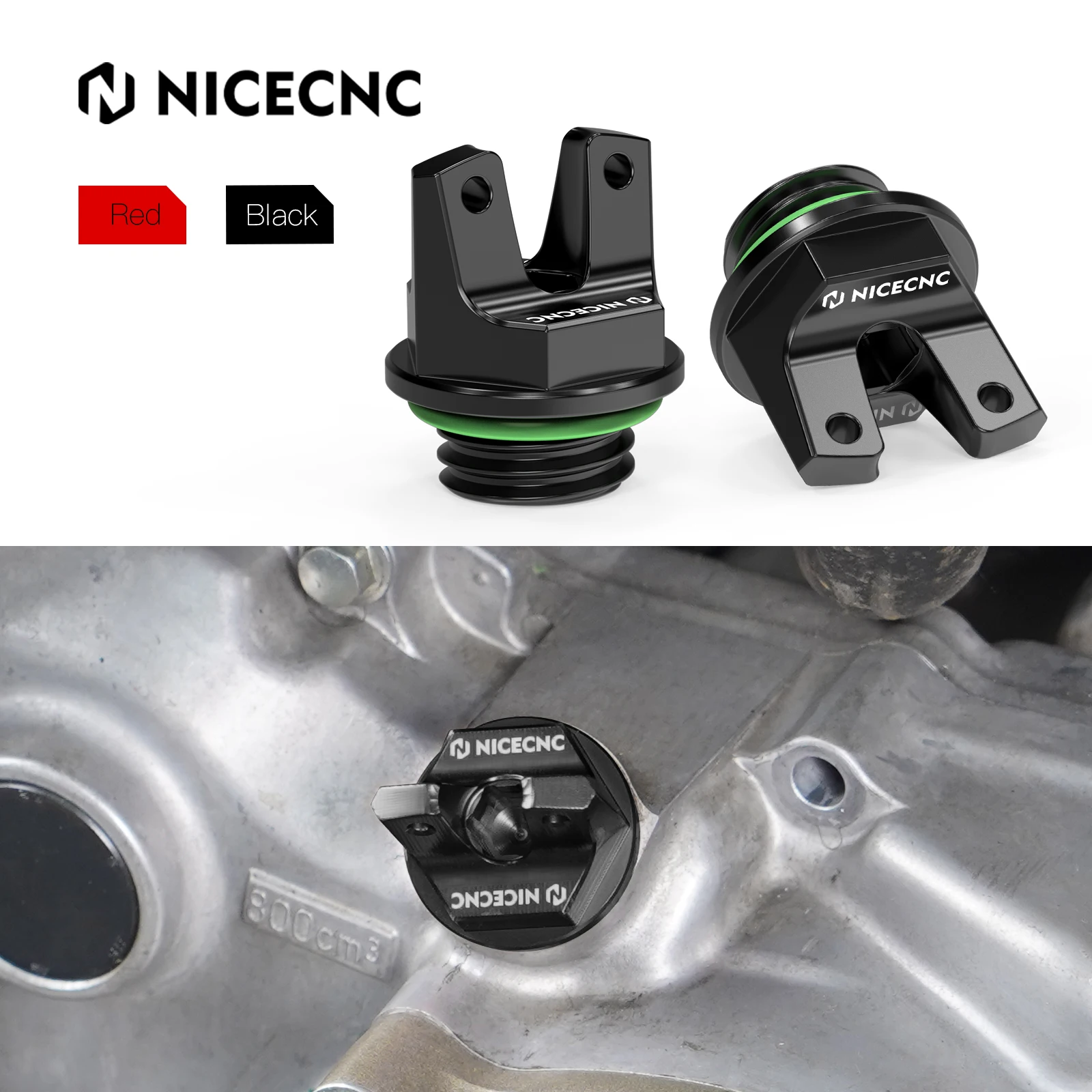 

For Honda TRX450R Kick Start 2006-2009 Oil Filler Cap With O-Ring 15611-KA4-710 Aluminum ATV TRX 450ER Electric Start 2006-2014