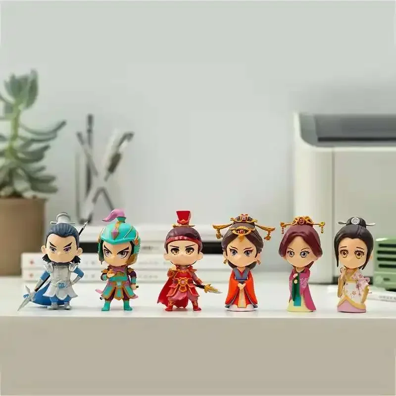 Heroes of The Qin and Han Dynasties Series Blind Box Toys Toys Guess Bag Action Figure Toy Collectible Model Mystery Box