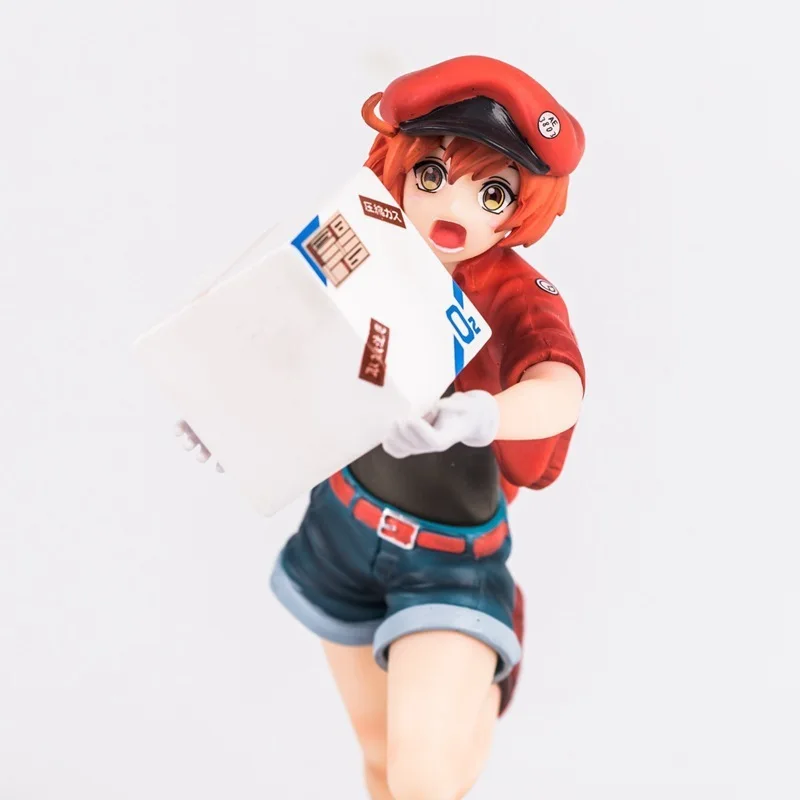 Classic Comic Anime Statue Shimizu Akane Working Cells At Work Red Blood Cell Erythrocyte 18cm Figure Model Toys Birthday Gift