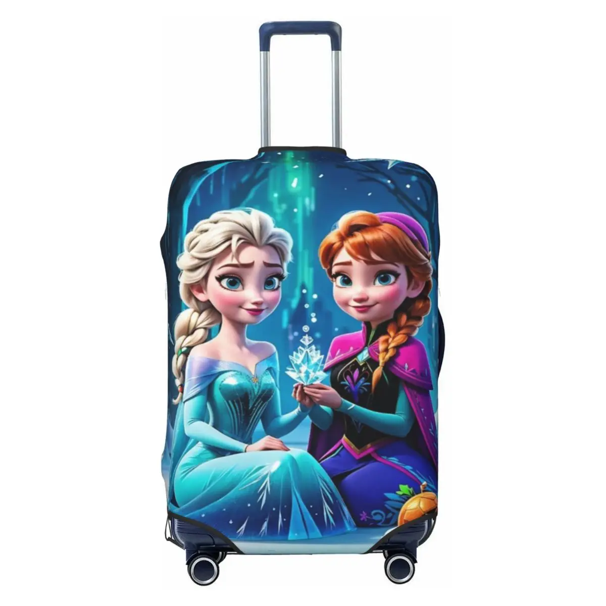 

Custom Frozen Kawaii Princess Luggage Cover Elastic Classical Elsa&Anna Travel Suitcase Protective Covers Suit For 18-32 inch