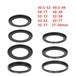 49-52 40.5-52 52-67 49-58 58-77 52-72 43-52 32-37 40.5-49 46-49 52-58 62-77 37-49mm Metal Step Up Rings Lens Adapter Filter