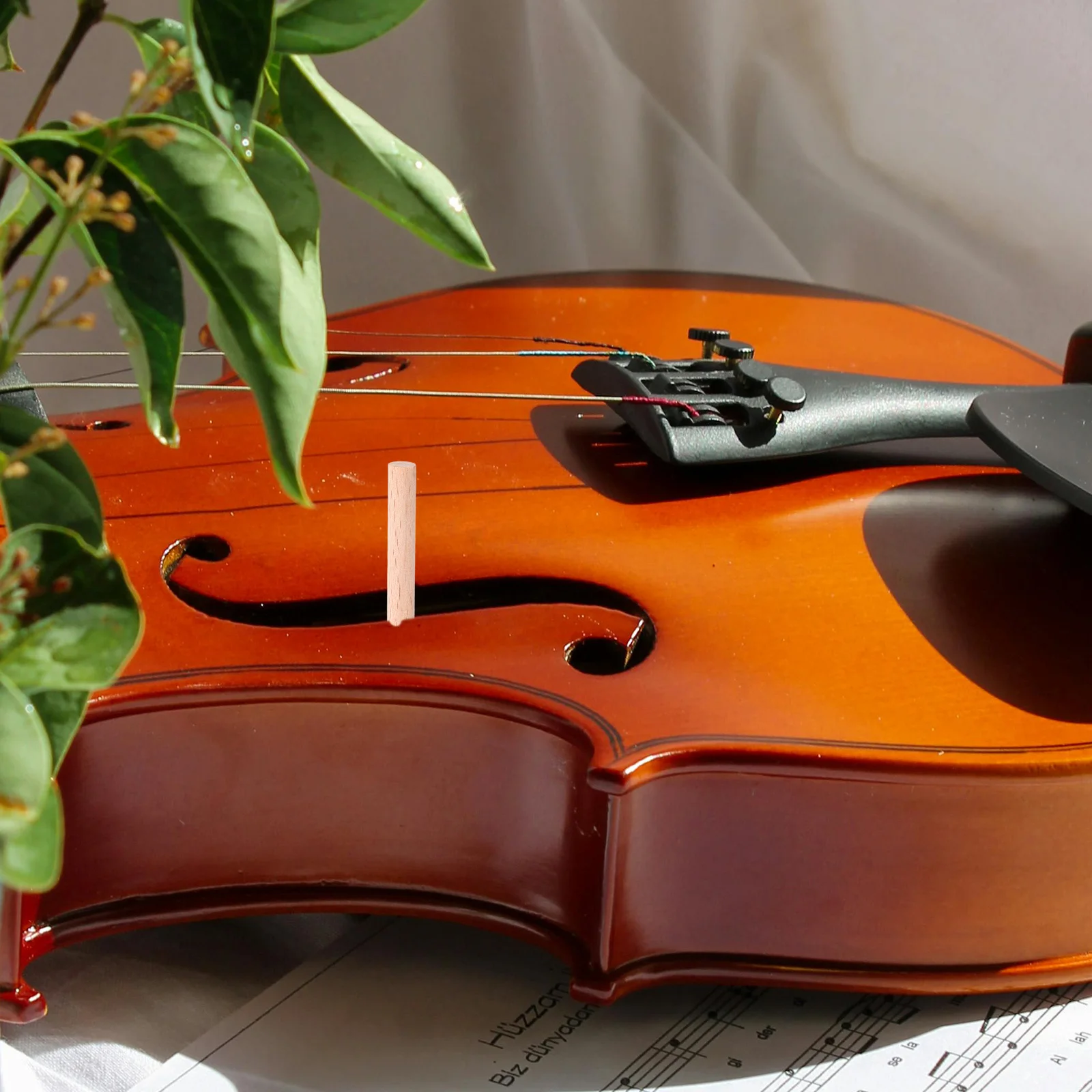 

10 Pcs Violin Accessories Sound Post Column Solid Wood Professional Tools Aldult Acoustic Viola Instrument