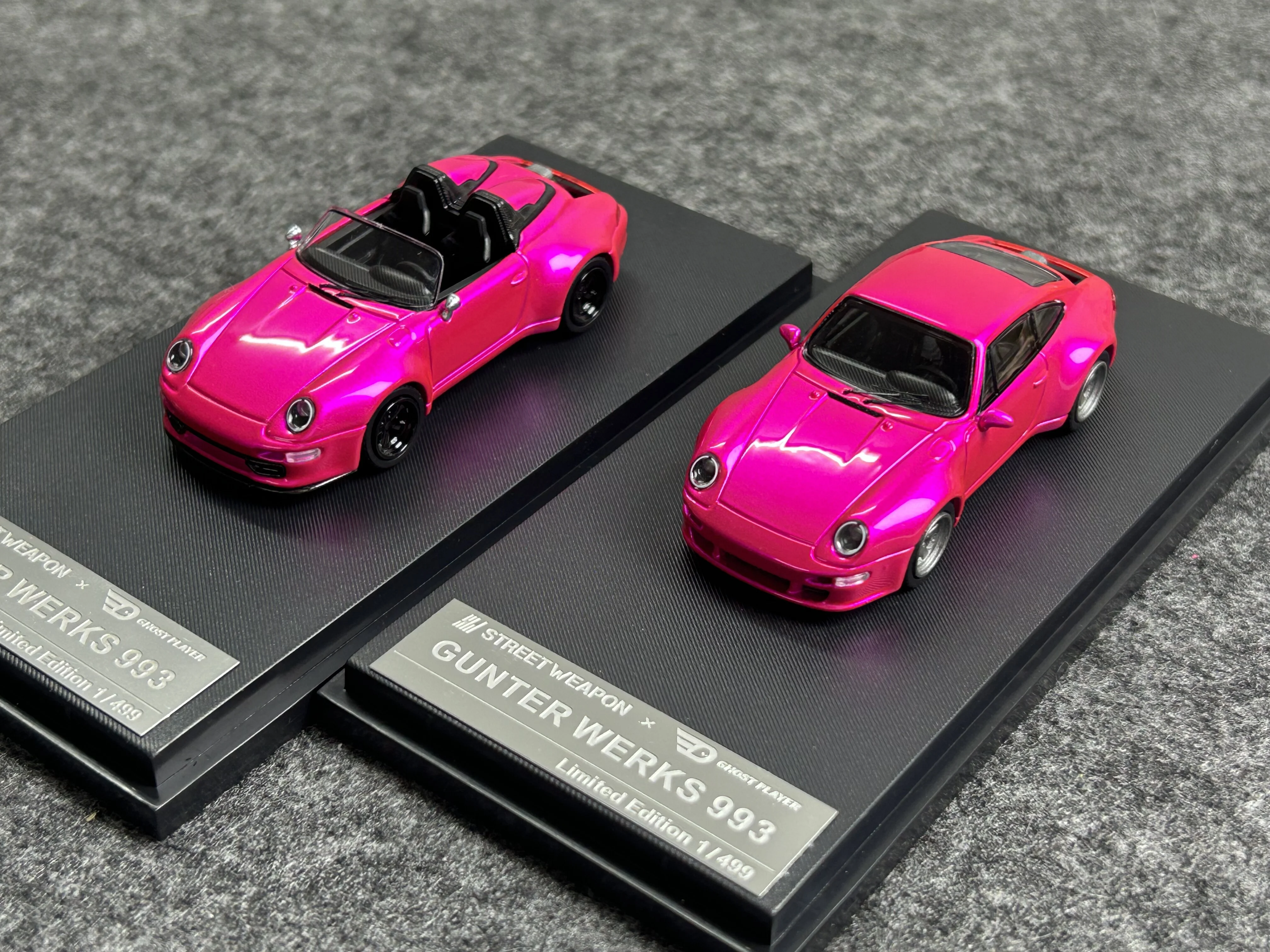 

SW 1:64 Porsche Gunther Werks 993 Remastered Convertible, модель из сплава