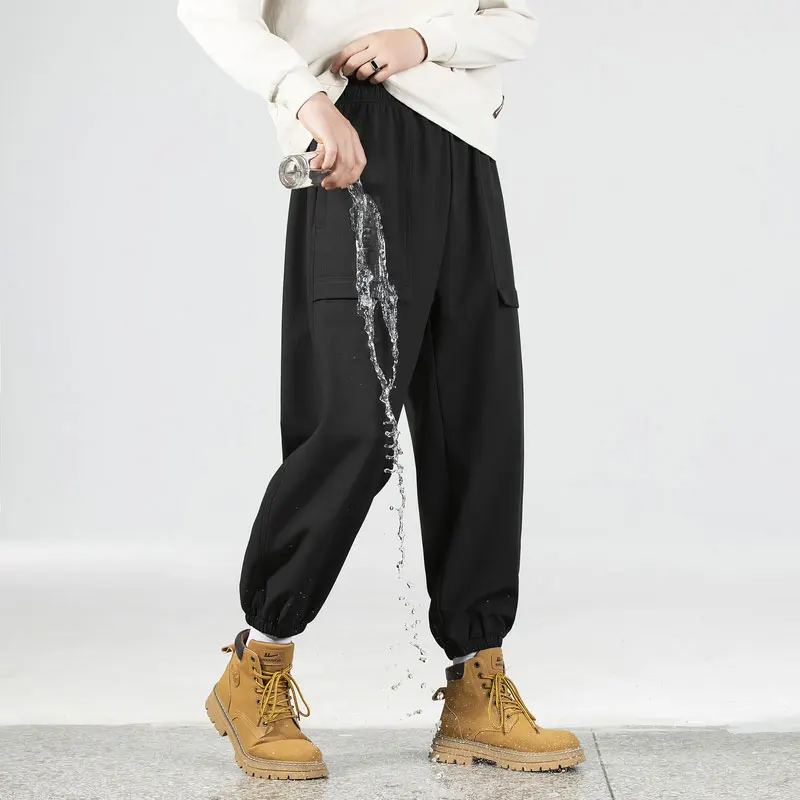 

Men's Sports Pants Waterproof Comfortable Soft Skin-friendly Casual Running Fitness Sports Pants Men Outdoor Casual Sports Pants