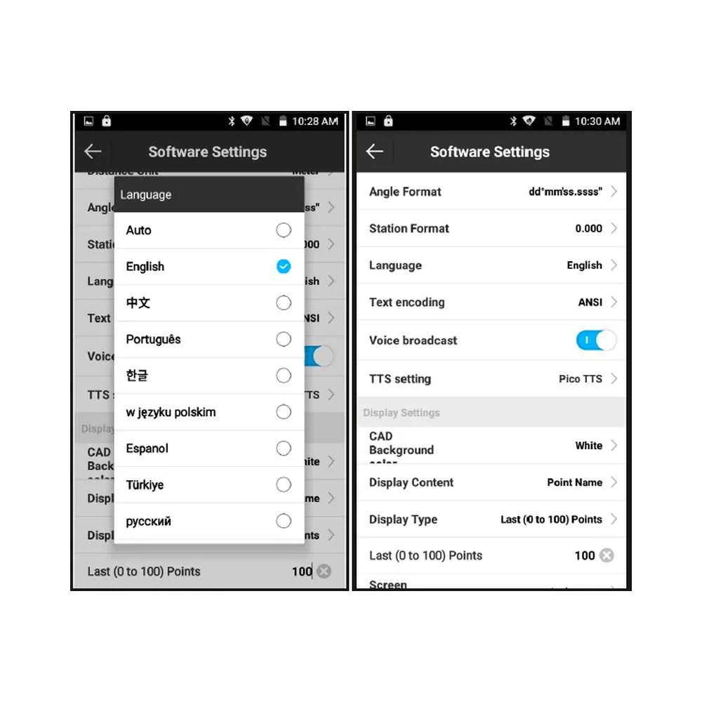 Geo RTK Surpad 4.2 APP Android 8.0 Wydajne oprogramowanie do pomiaru danych