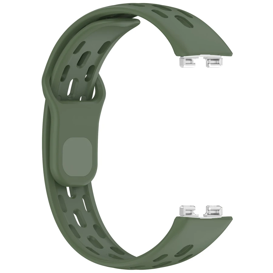 Holle band voor Huawei Band 10 9 8 Vervanging polsbandje Siliconen armband Correa voor Huawei Band 10 9 8 NFC-band